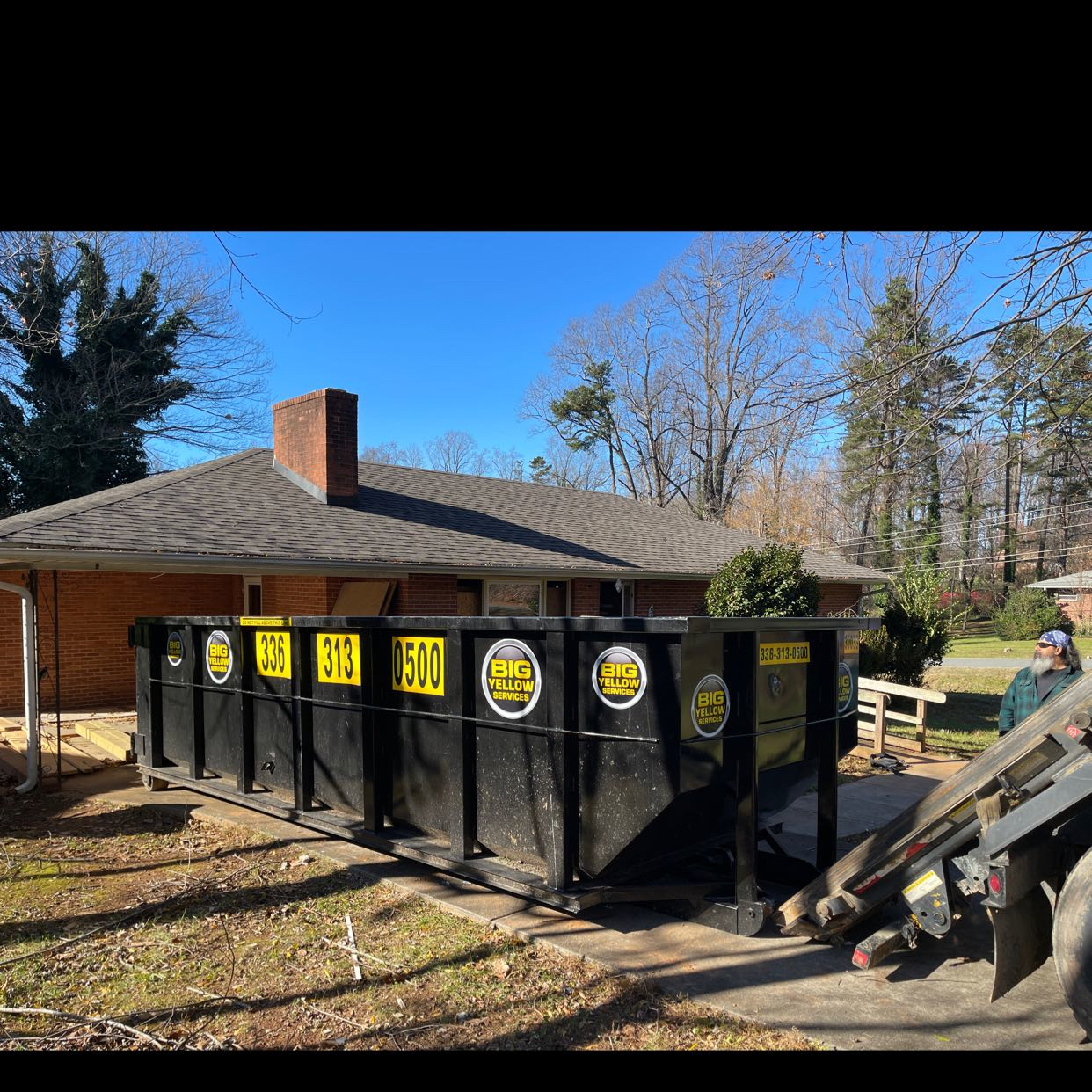 Winston0salem nc 30-yard dumpster rental services Dumpster Rental Customer Photos in Winston-Salem
